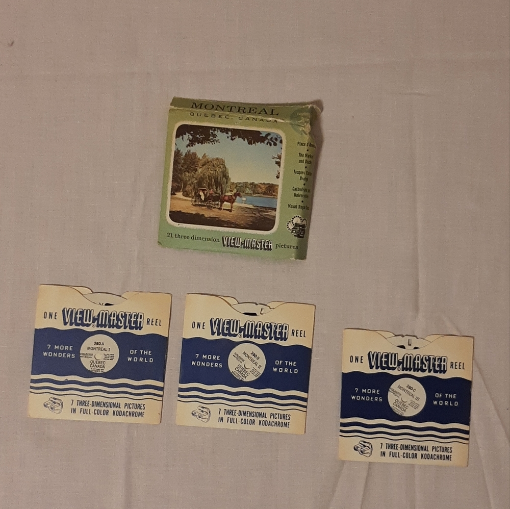 One view-master reel set "Montreal, Quebec,  Canada"